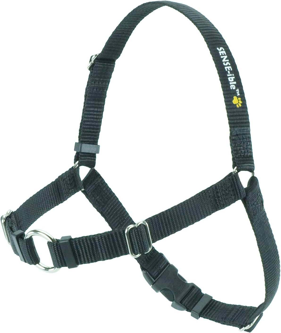 Softouch Senseible NoPull Dog Harness Black Medium