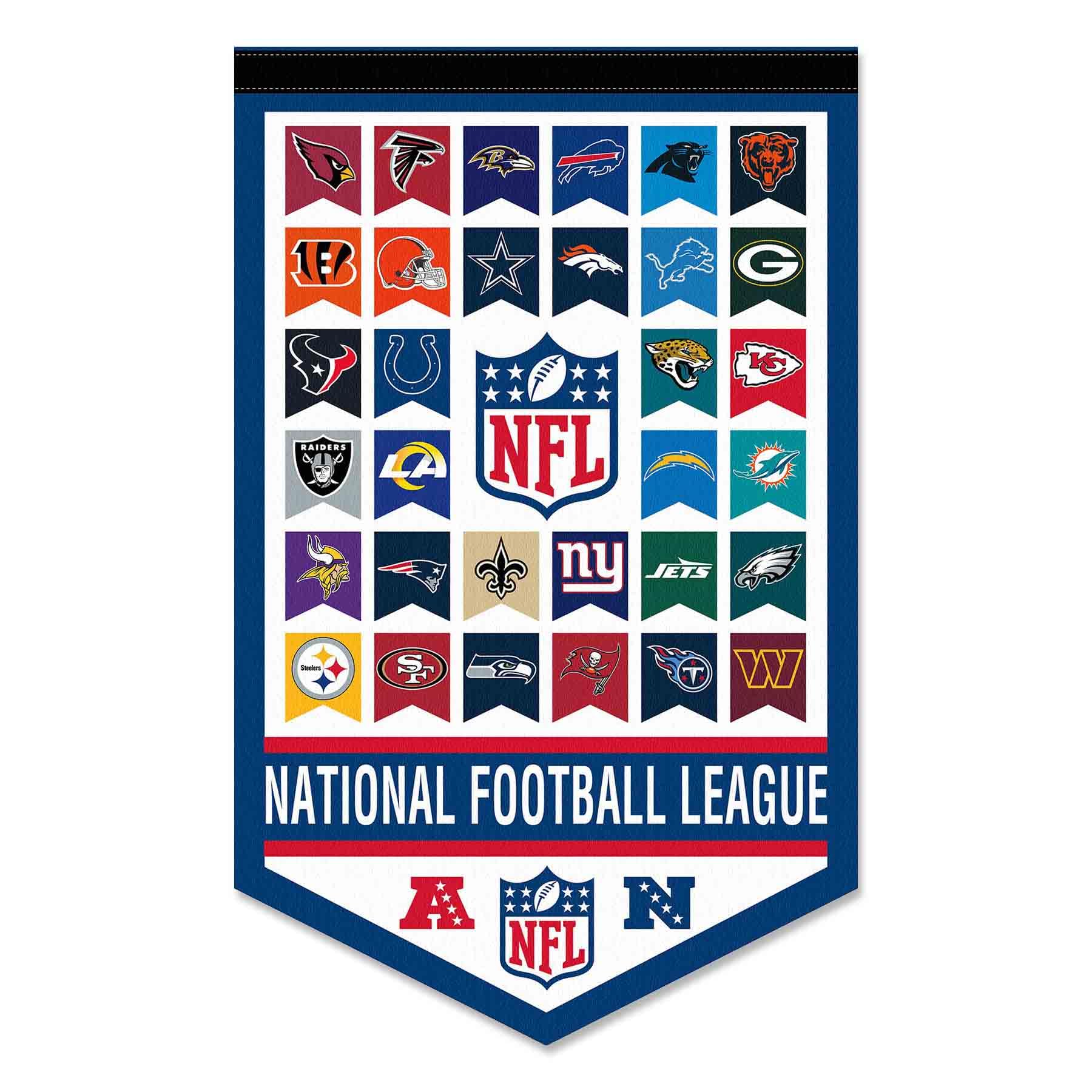 WinCraft Football League - Striscione con bandierine per tutte le squad