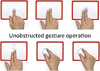 Vista 4 de Funda de silicona para Magic Trackpad 2, funda de silicona para Apple Wireless Touchpad Apple Trackpad, funda protectora, antipolvo y arañazos