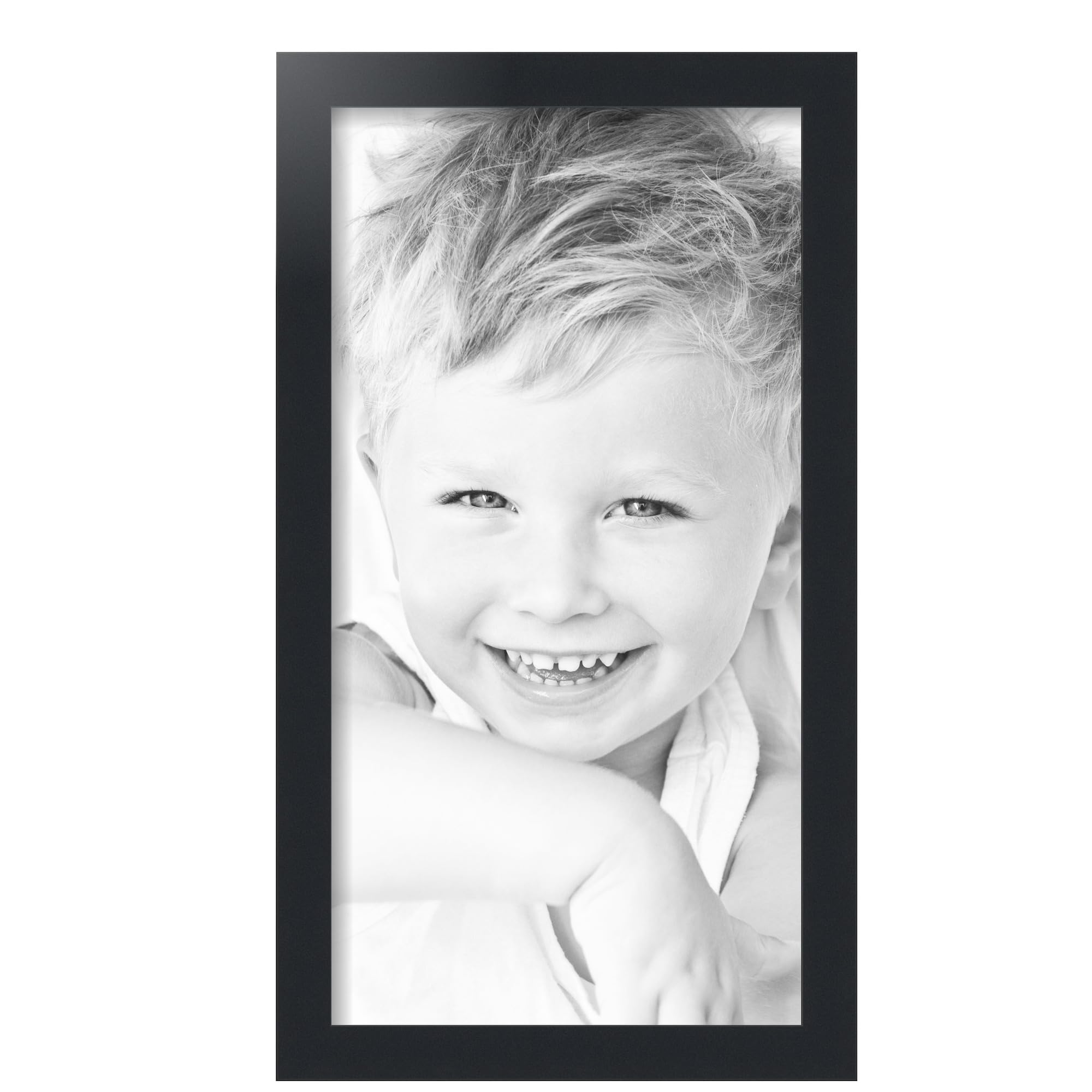 Amazon.com - ArtToFrames 11x21 inch Satin Black Picture Frame