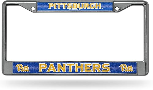 Miniatura 224 de Rico Industries NCAA 12 x 6 pulgadas, accesorio de automóvil cromado plateado brillante para automóvil/camión/SUV