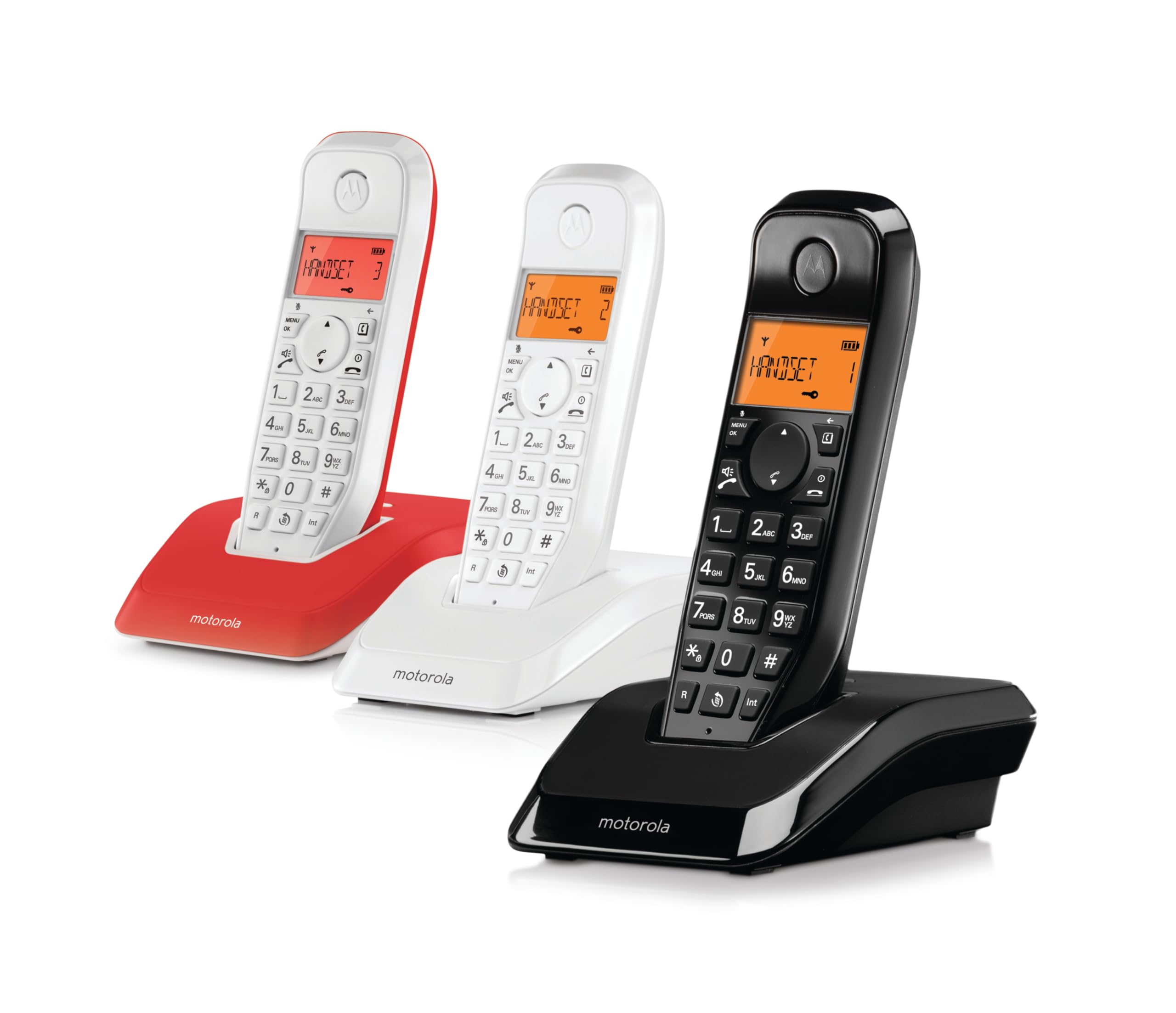 MOTOROLA S1203 Telefono DECT TRIO Colores
