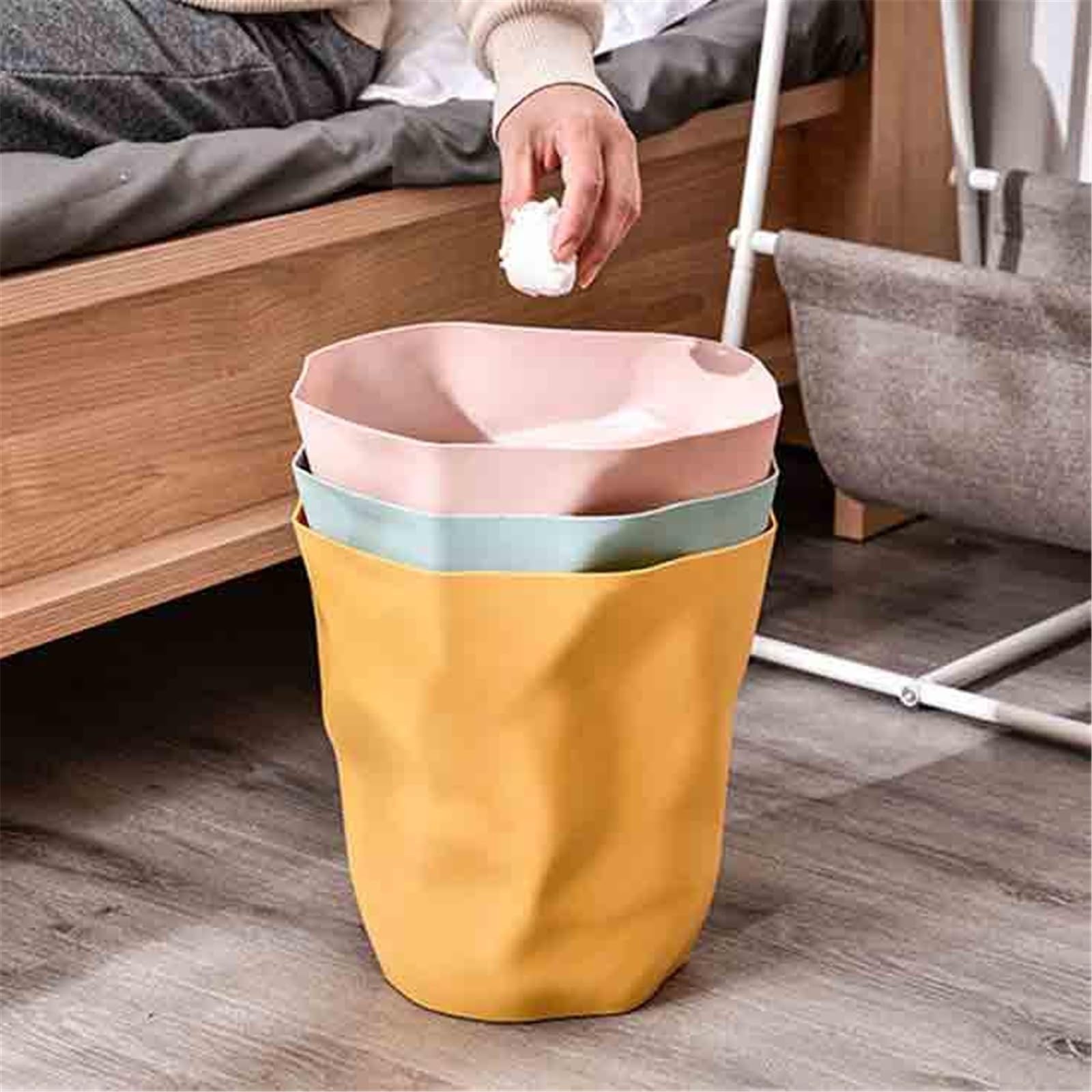 Pattumiera Del Bagno Di Casa Ufficio(Bianco)