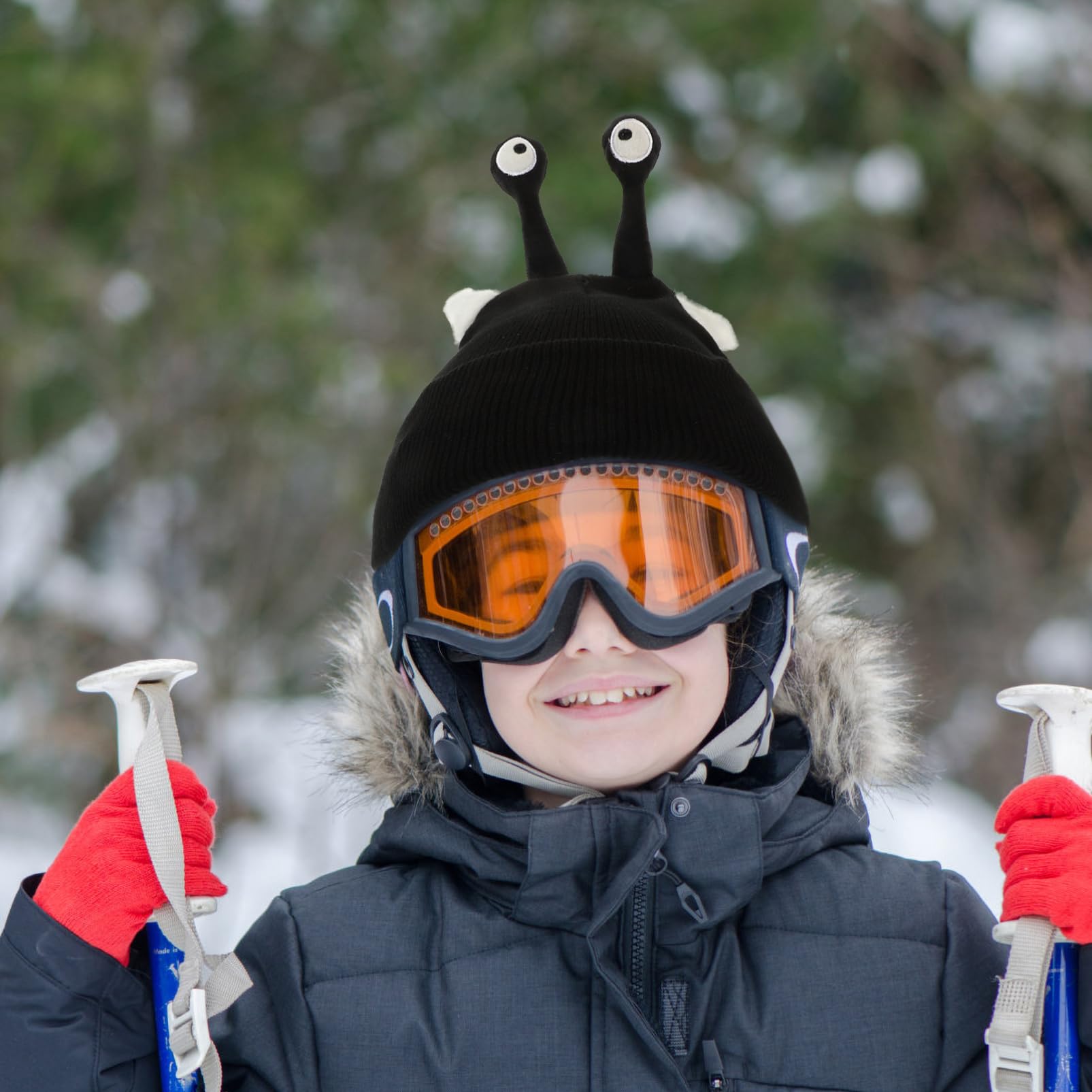 BESPORTBLE 3pièces Housse De Casque De Ski Lavable Couvre-Casque Hiver pour Sports De Neige Pratique Et Douce pour Durabilité Extérieur