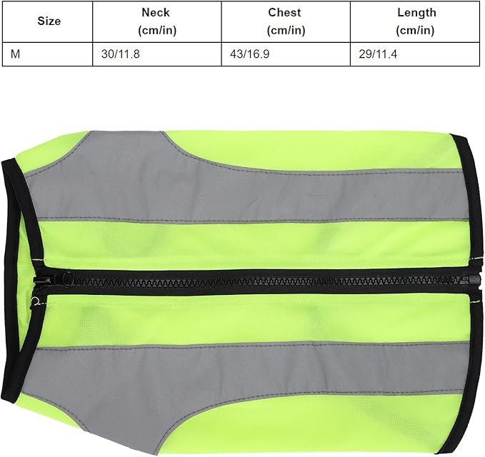 Chaleco Reflectante para Perros AYNEFY Talla M Seguridad Nocturna miniatura 4