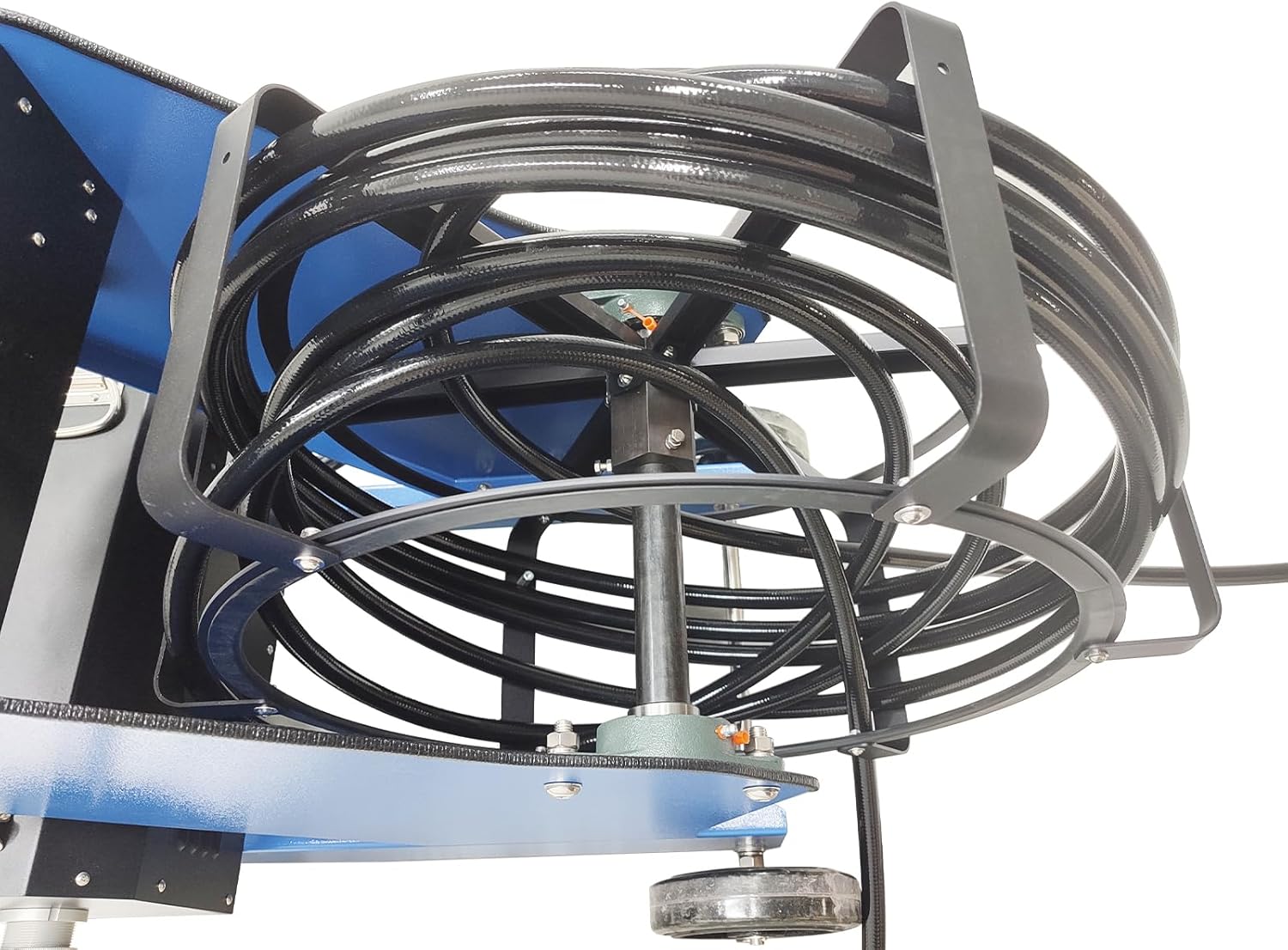 TECHTONGDA Exhaust and Grease Air Duct Cleaning Machine, 220V/110V Pipe Cleaner Machine for Kitchen Oil Fume Dirt Duct, Applicable Pipe Diameter 3.94-31.5in, Compatible with Foam Generator