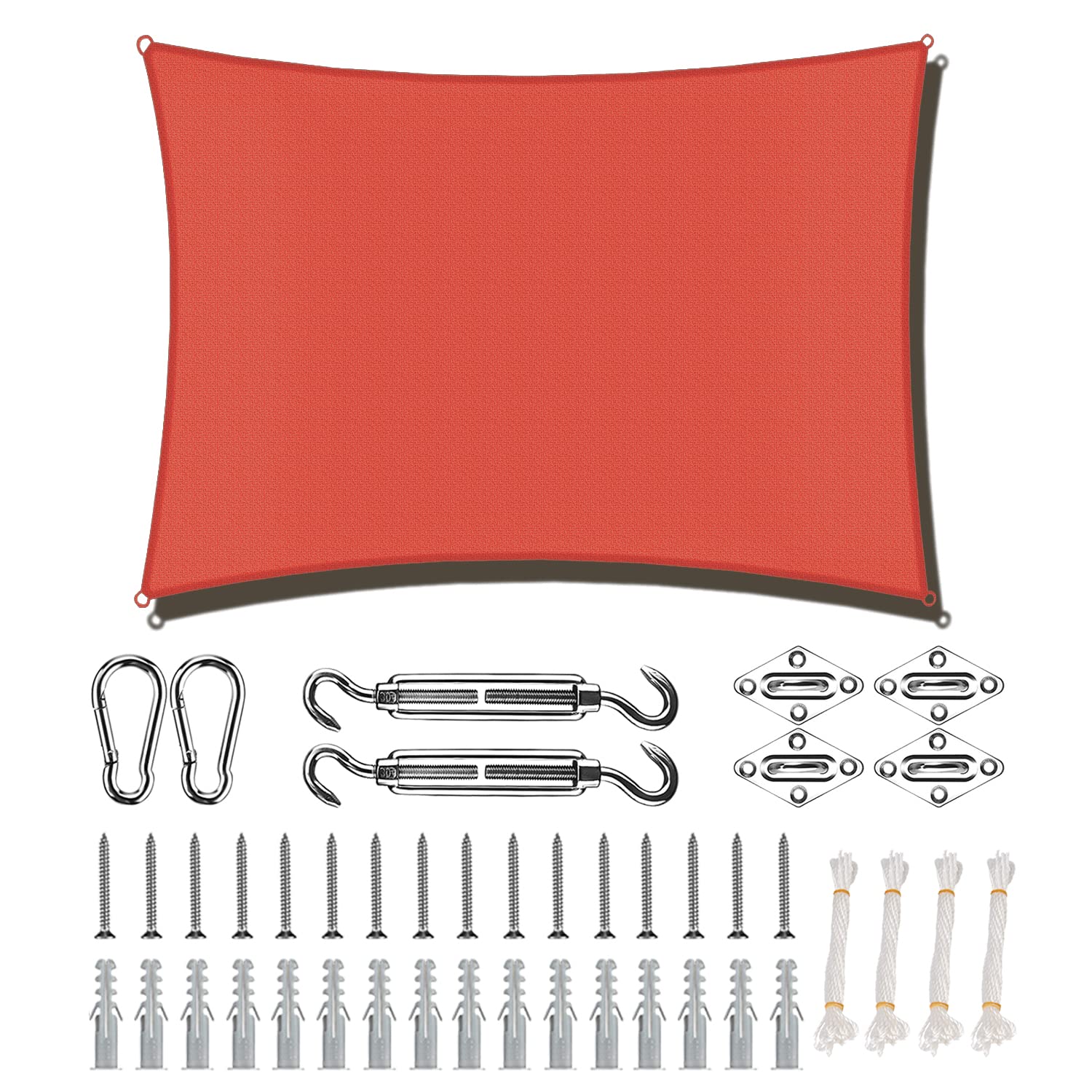 Toile ombrage imperméable anti-UV pour terrasse et voiture
