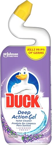 Duck Advanced Deep Action Gel Lavender Fresh Scent Liquid Toilet Cleaner 500 ml