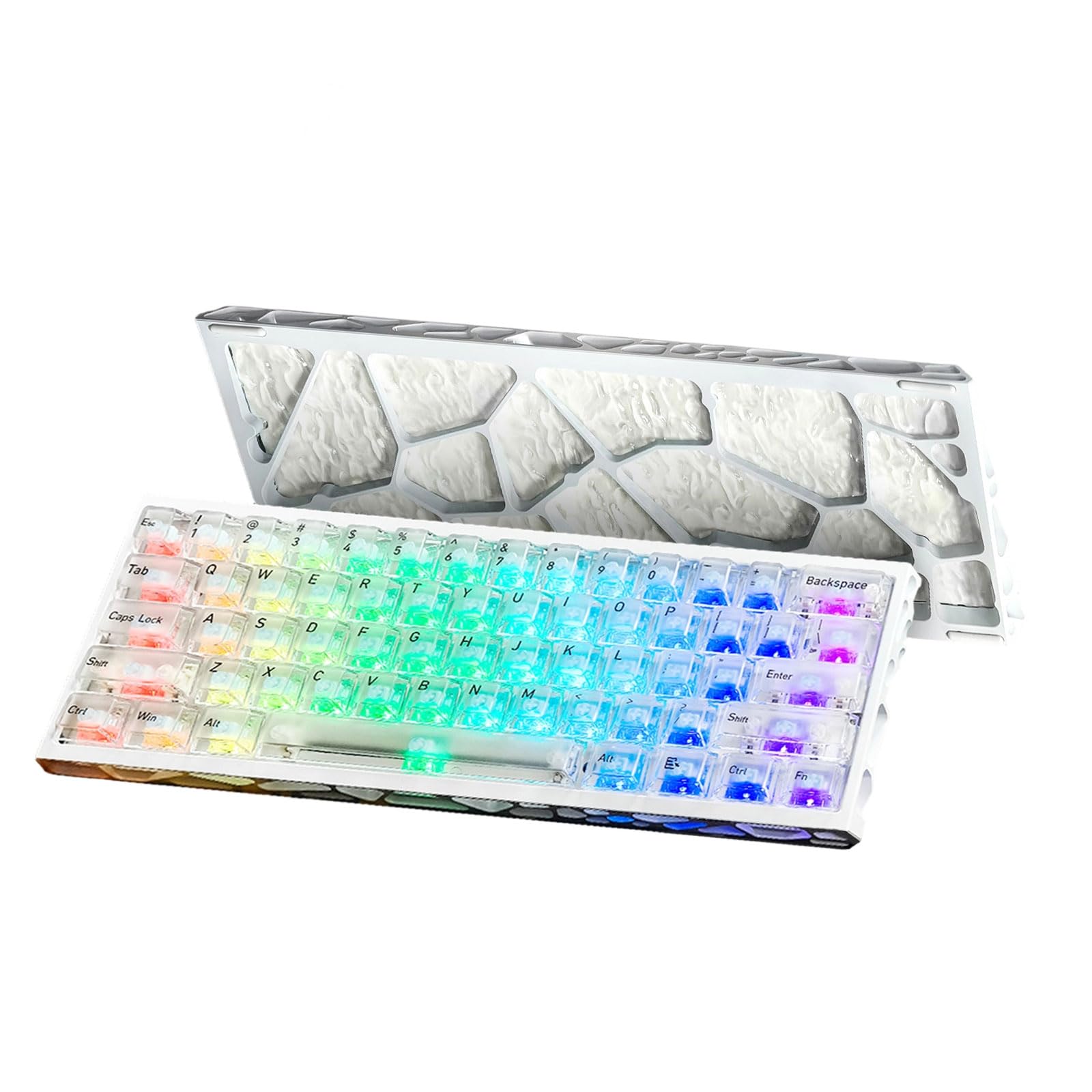 La tastiera di alluminio vuota commuta la tastiera di digitazione personalizzabile con cavo retroilluminata di colore programmabile