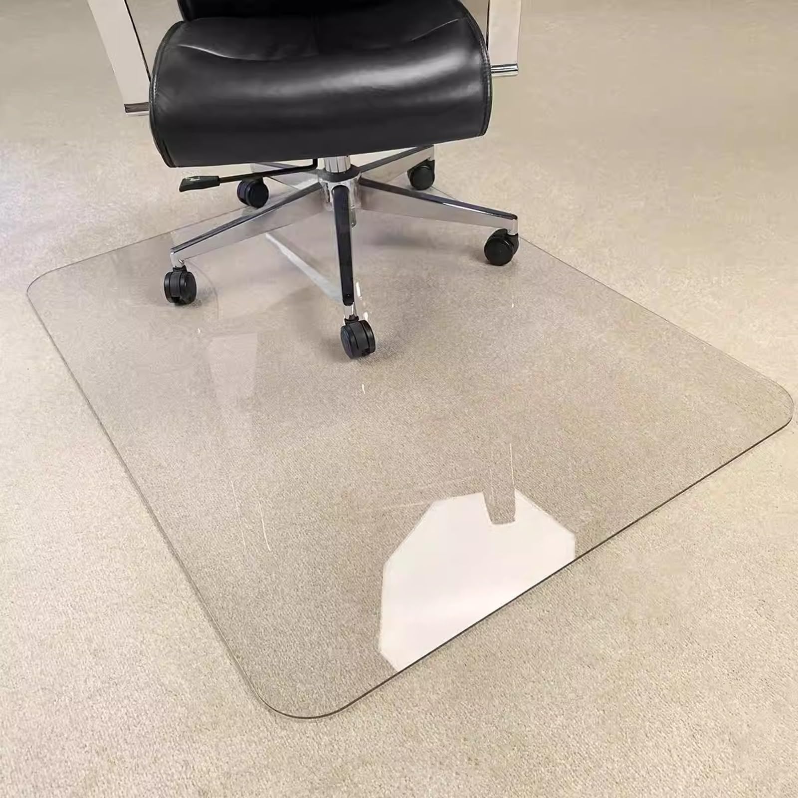 PVC Tappetino Protettivo Tappetino Scrivania Trasparente Tappeto per Pavimenti Duri Spessore 2mm Antimacchia Riutilizzabile Grande Tappetino Sedia per Soggiorno Multiuso Può Essere Tagliato(180x220cm)