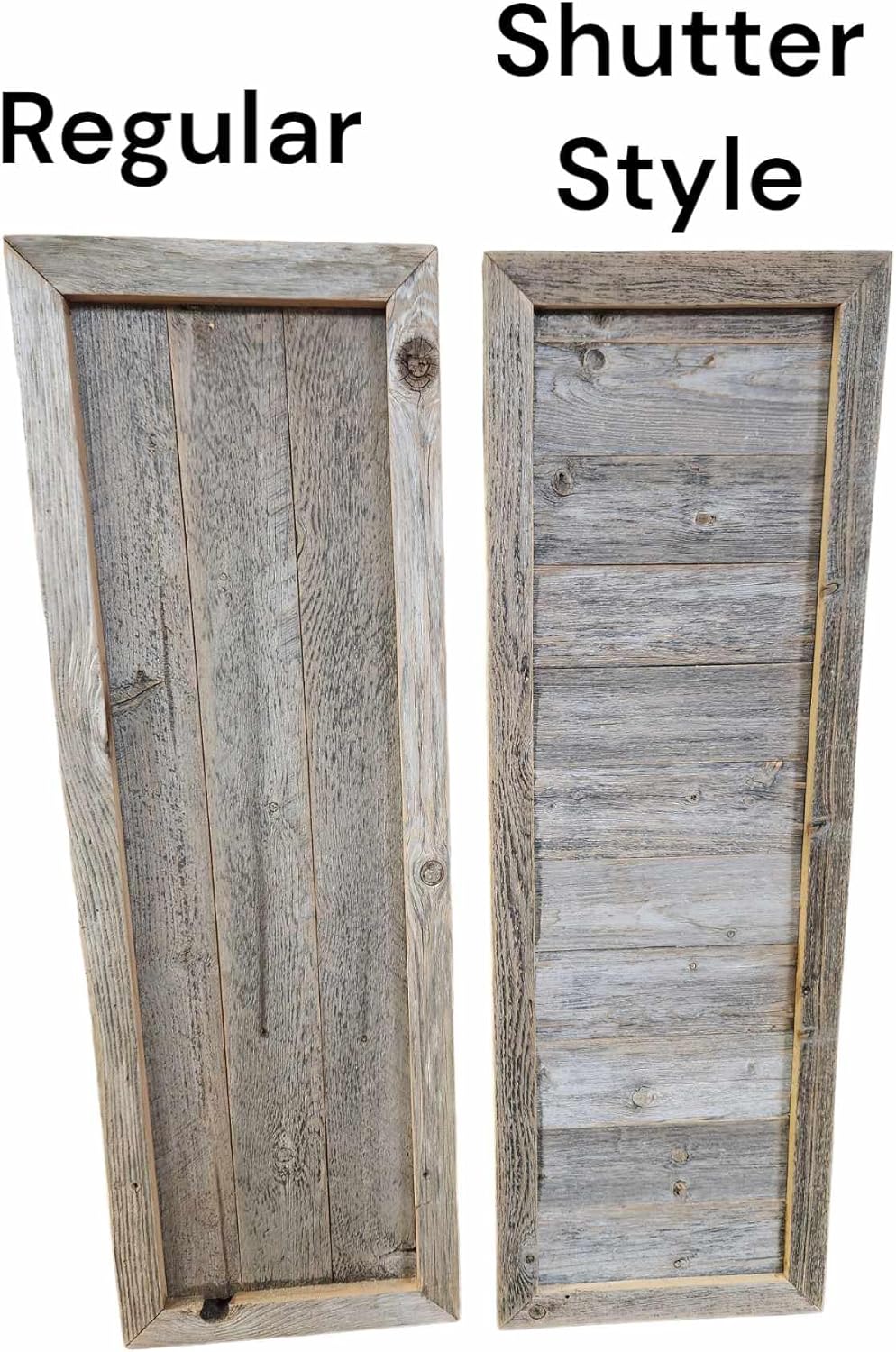 Rockin' Wood Framed Blank Sign Made from Reclaimed barn Wood Perfect for DIY Projects, Porch leaner Signs, Easy to Paint or add Wood Cutouts (36 inch 1 Pack)