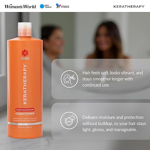 Miniatura 4 de KERATHERAPY - Acondicionador de protección de color con queratina transparente 338 onzas líquidas paquete de 1