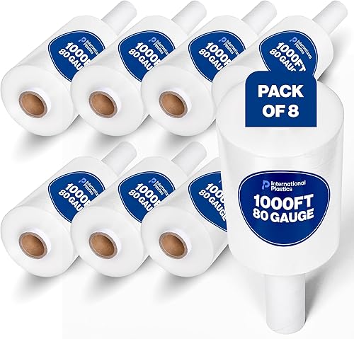 Miniatura 71 de International Plastics Co. Película elástica de plástico de 18 pulgadas 1200 pies 500% de capacidad de estiramiento