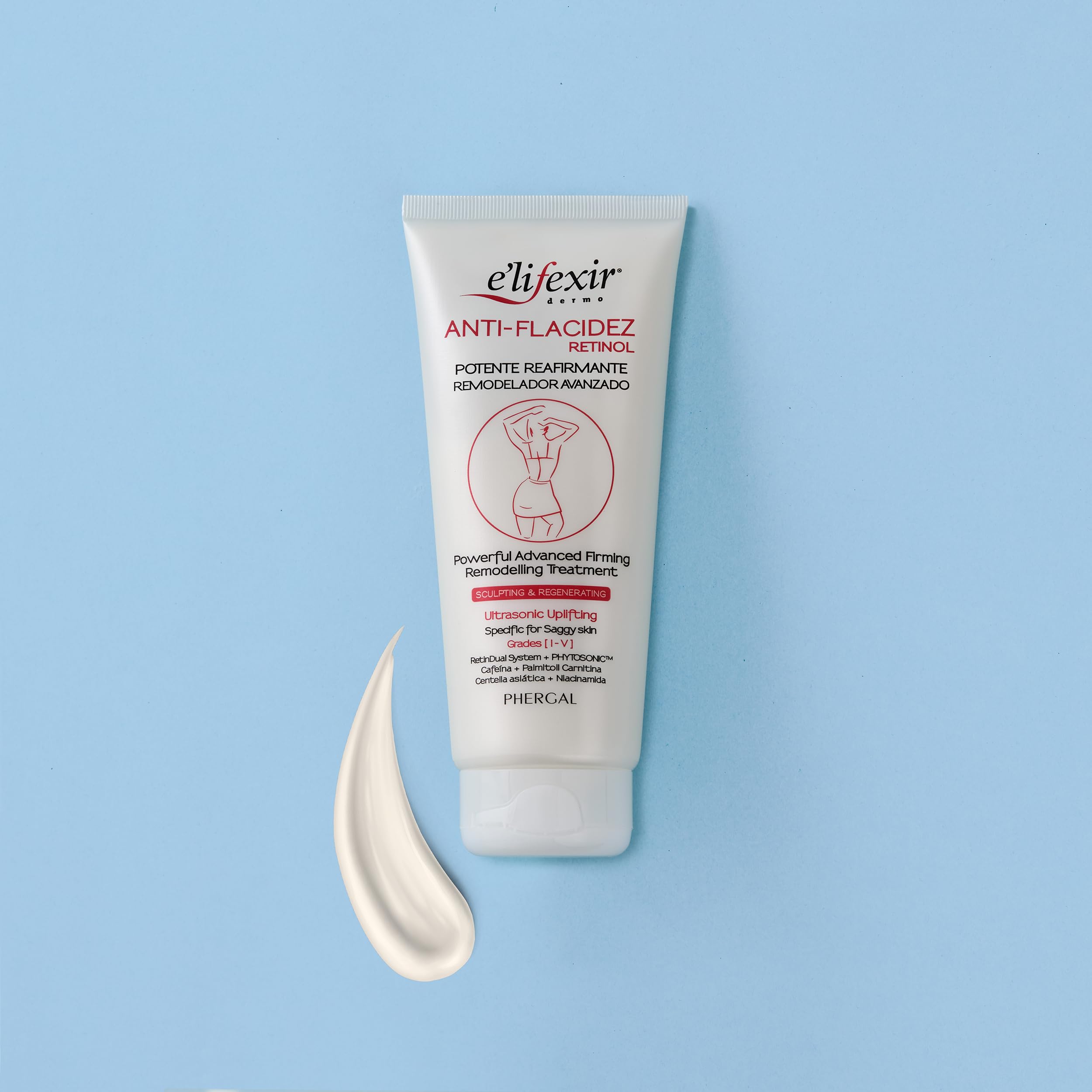 Elifexir | Anti-flaccidità Retinolo | Scolpisce, Rassoda e Rinnova | Pelle più Elastica, Firme e Luminosa | Con Retinolo CB 50 + Palmitato di Retinile e Tecnologia a Ultrasuoni | 200 ml