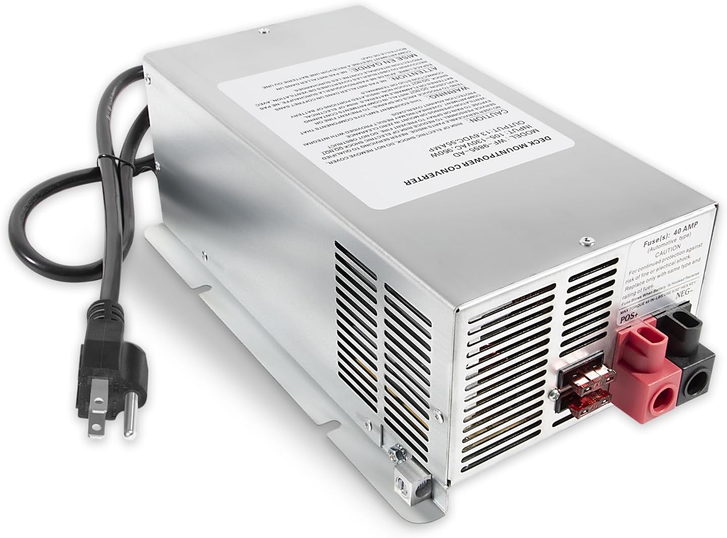 WF-9855 55 Amp Deck Mount Charger/Converter with Lithium-Ion Switch Replacement for RV Trailer Camper 9800 Series