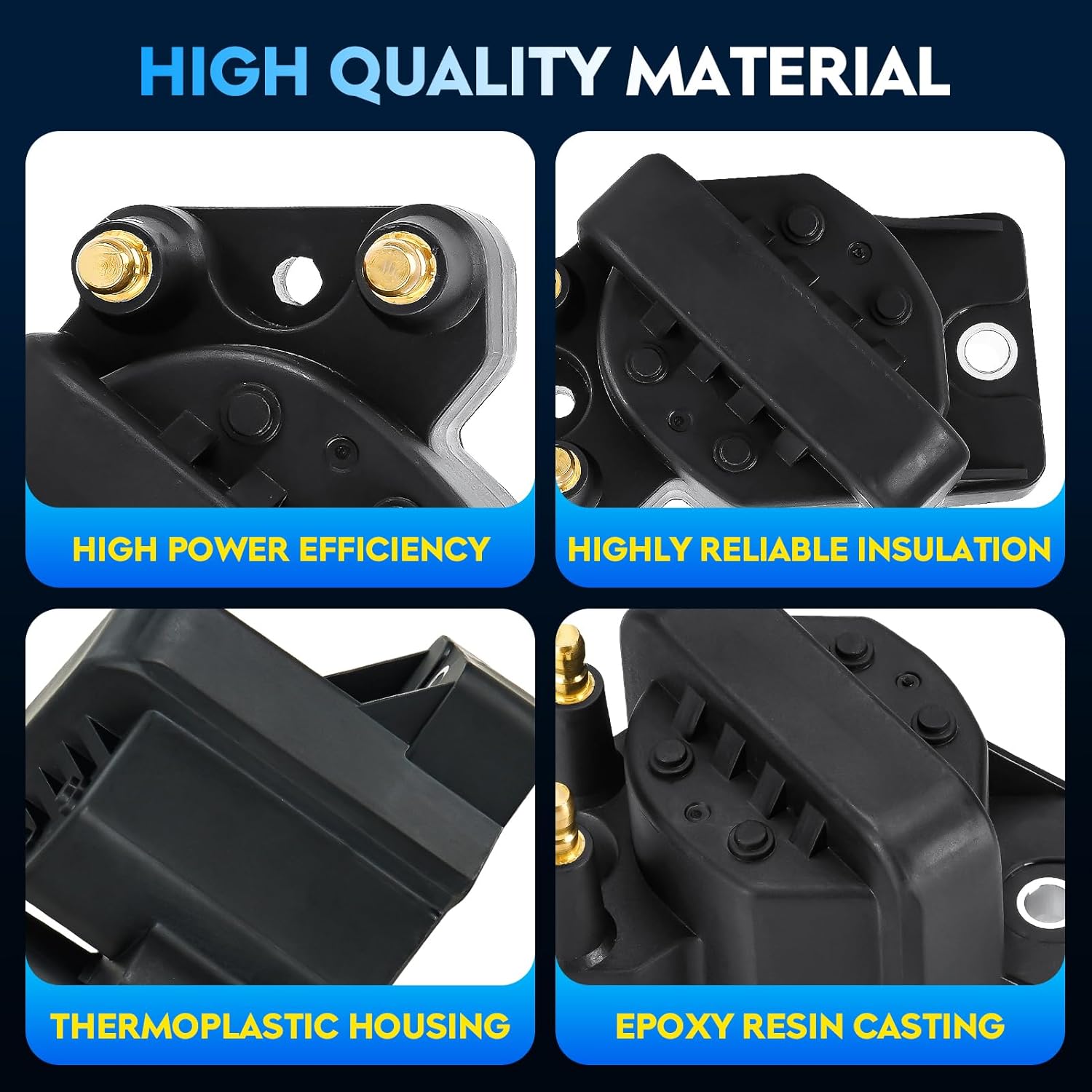 Ignition Coil Pack for Buick Allure LaCrosse LeSabre Lucerne Park Avenue, Chevy Camaro Impala Lumina Lumina APV Monte Carlo, Oldsmobile 88 Intrigue Silhouette Pontiac Bonneville, 5C1058 10467067 3pcs