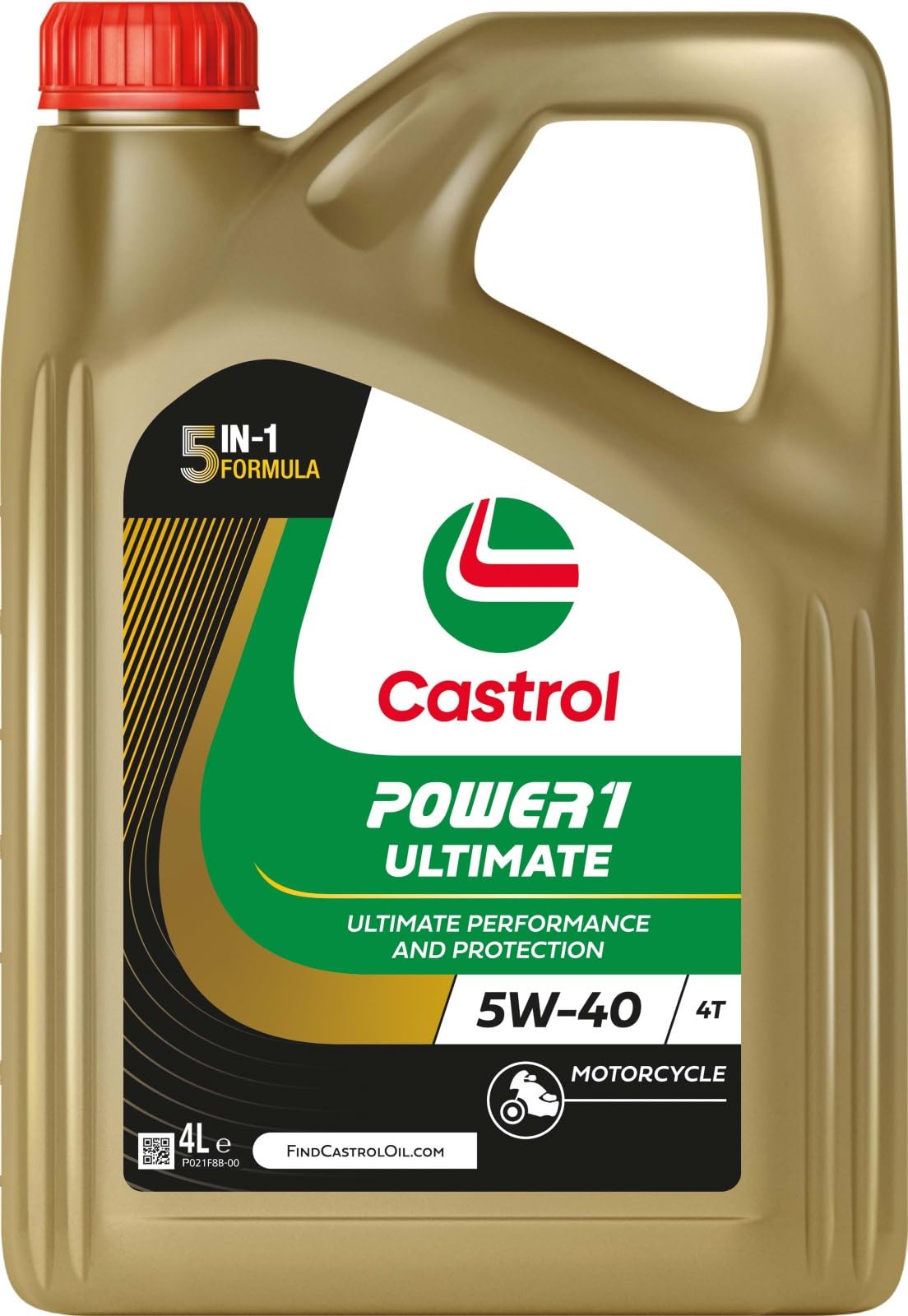 Castrol POWER1 ULTIMATE 4T 5W-40 Motorcycle Oil 4L