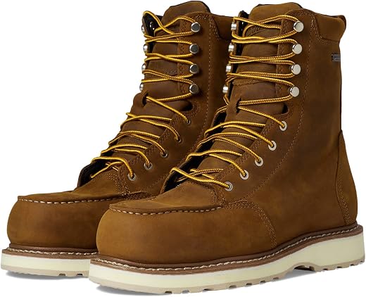 Danner Cedar River 8” Waterproof Aluminum Toe Work Boots for Men - Premium Leather with Breathable Danner Dry & Slip-Resis...