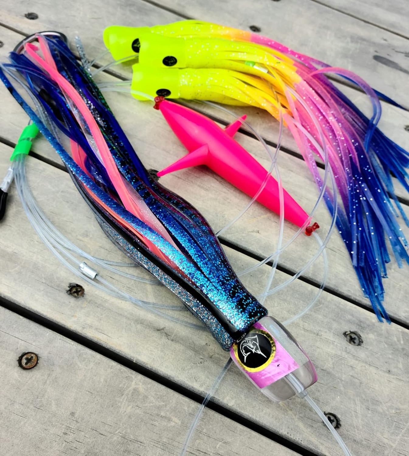 #200 Mackerel Attack Series Pelagic Magic Daisy Chain Marlin & Tuna Trolling Lure Urethane USA Made