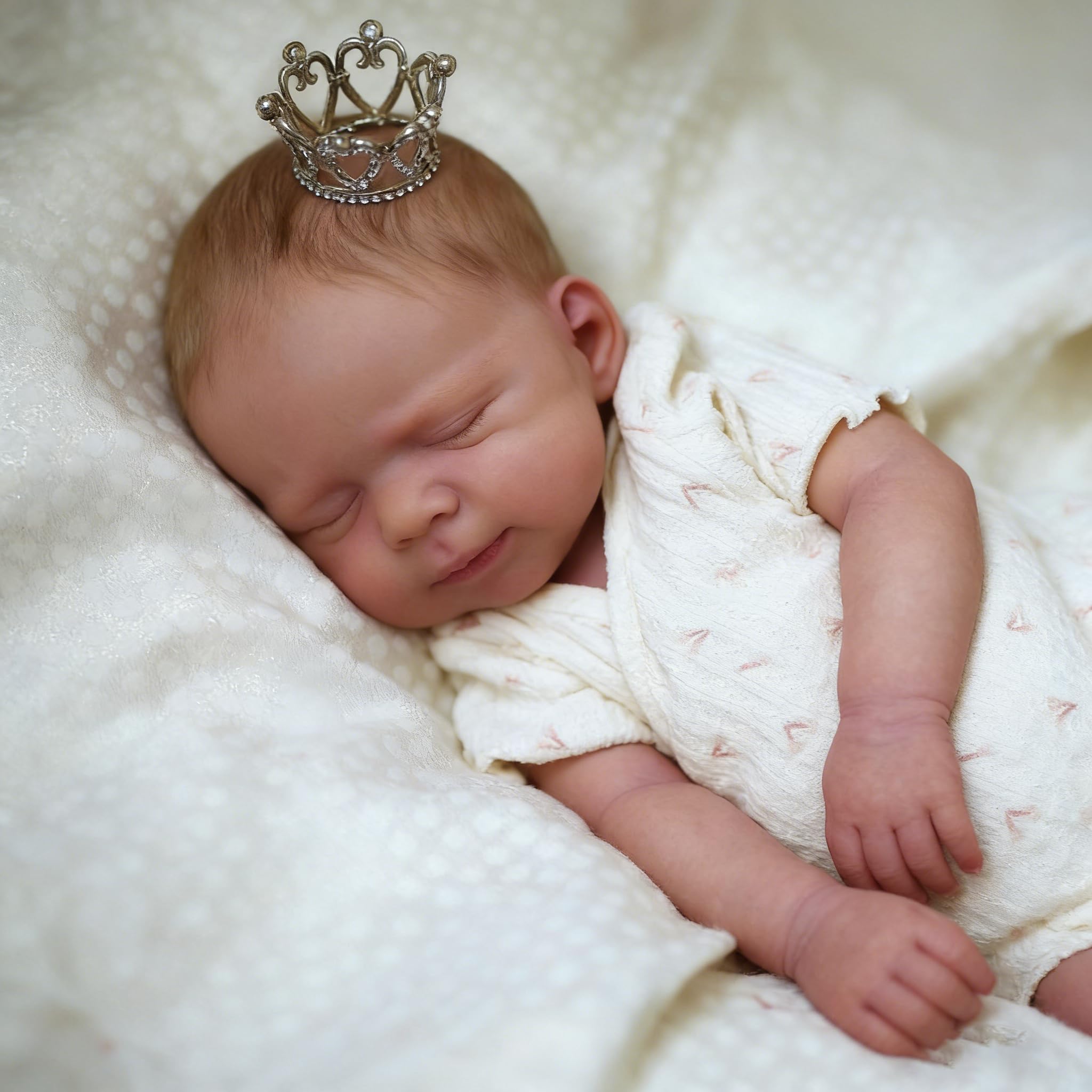 Anano Reborn Baby 46 cm Vollsilikon Lebensecht Silikon Puppen Baby Wie Echt, Reborn Babies Ganzkörper Silikon Puppen Für Erwachsene Sammler, Babies Puppe Echt Mädchen