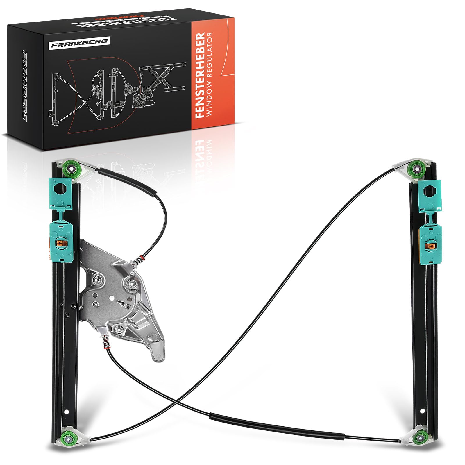 Frankberg Window Regulator Front Right Compatible with A6 4B C5 Saloon 1997-2005 A6 4B C5 Estate 1997-2005 A6 4B2 C5 Saloon 2001-2005 Allroad 4BH C5 Estate 2000-2005 Replace# 4B0837462