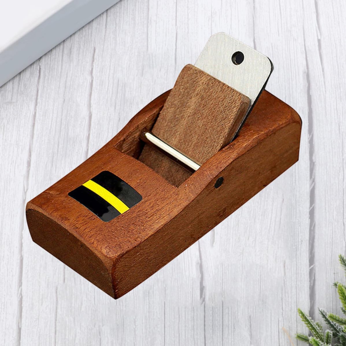 Mini Wood Planer Hand Tool Sharp Metal Blade and Plastic Body for DIY Woodworking and Carpentry, Easy to Carry Planing Tool Suitable for Wood Plates and Plasterboard