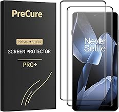 HPTech PreCure® [2 Pack] for OnePlus 13 Tempered Glass Screen Protector – Full Glue Edge-to-Edge 5D Black Border, HD Transparent, Scratch-Resistant Protection