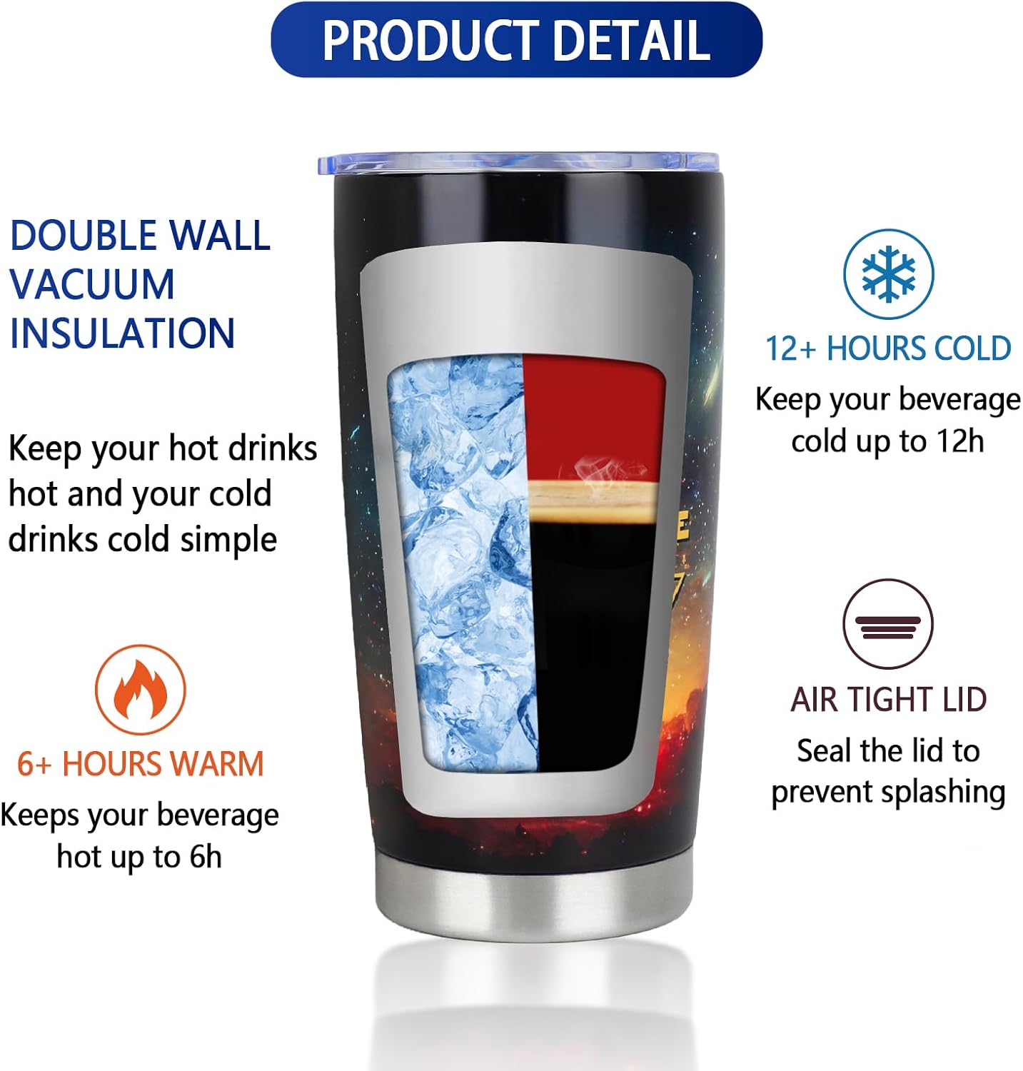 Gifts for Dad from Daughter Son - Dad Gifts for Birthday Fathers Day Valentines Day Christmas - Father Gift Ideas - Best DAD Gift Ideas 20oz Stainless Steel Tumbler - Image 7