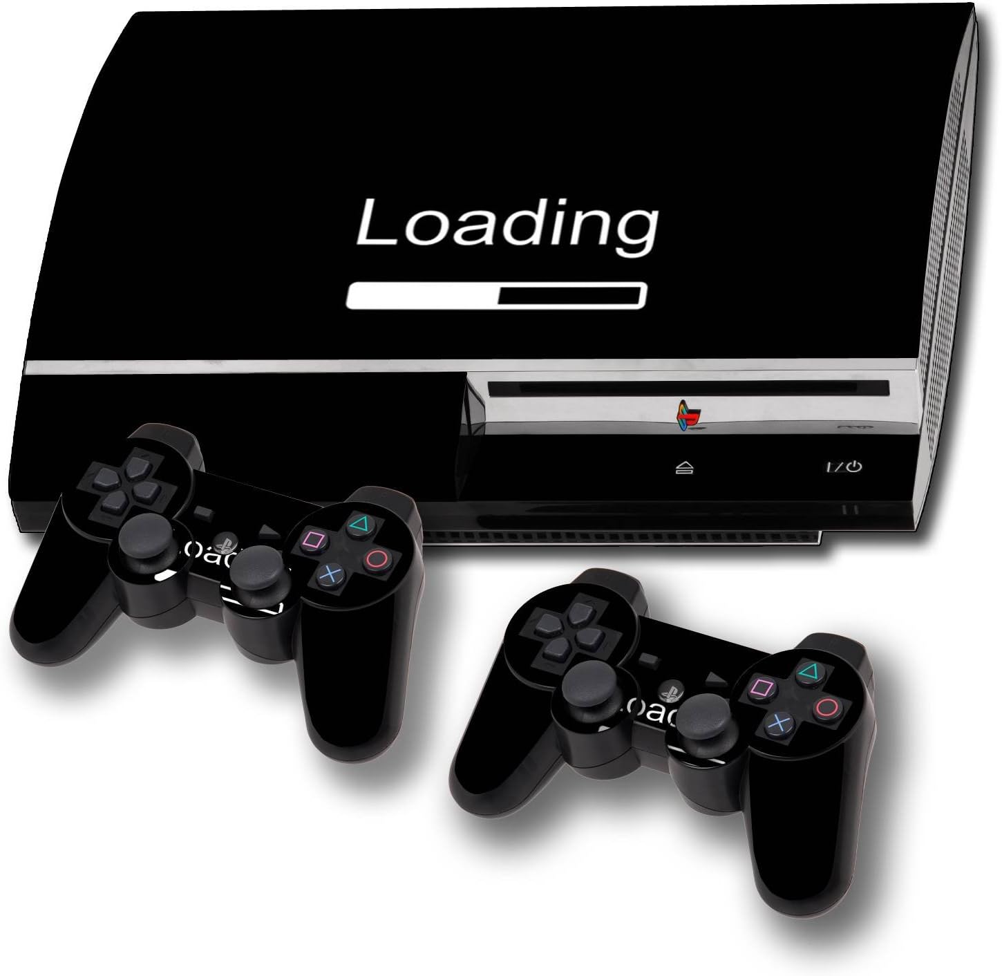 "Stuff" 10026, Loading, Sticker for PlayStation 3 Fat Game Console.