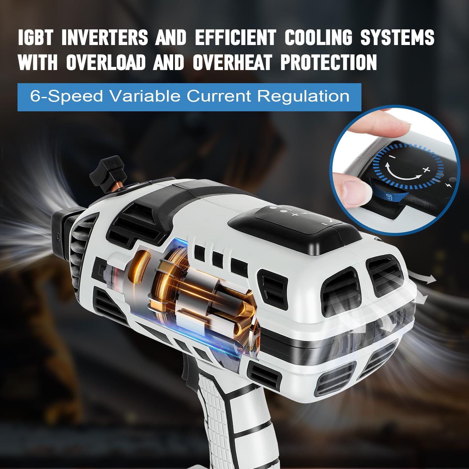 Handheld Welder Machine, 110V IGBT Inverter Portable Welding