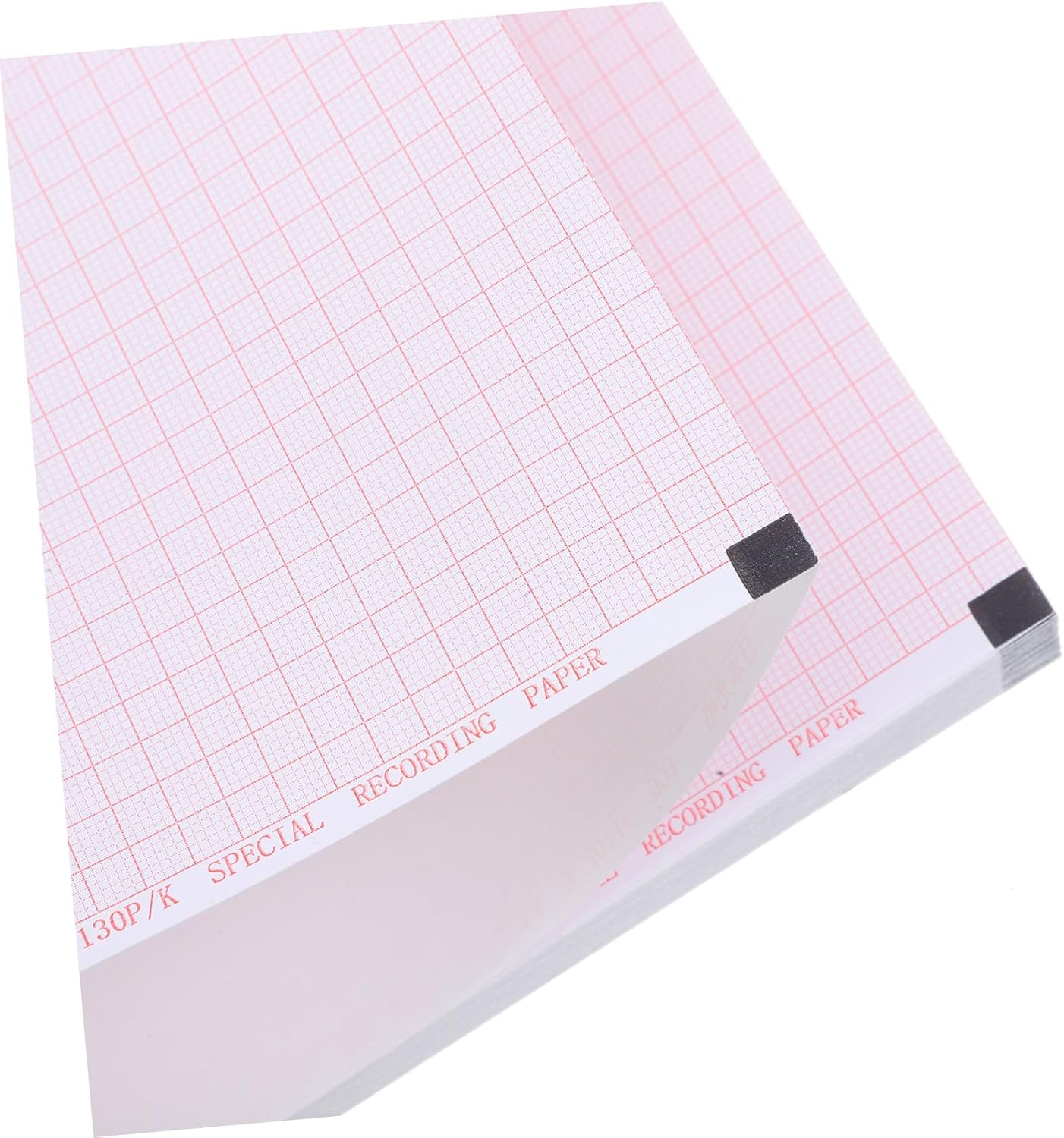 Ekg Recording Chart Paper Sheets with Red Grid for Machines