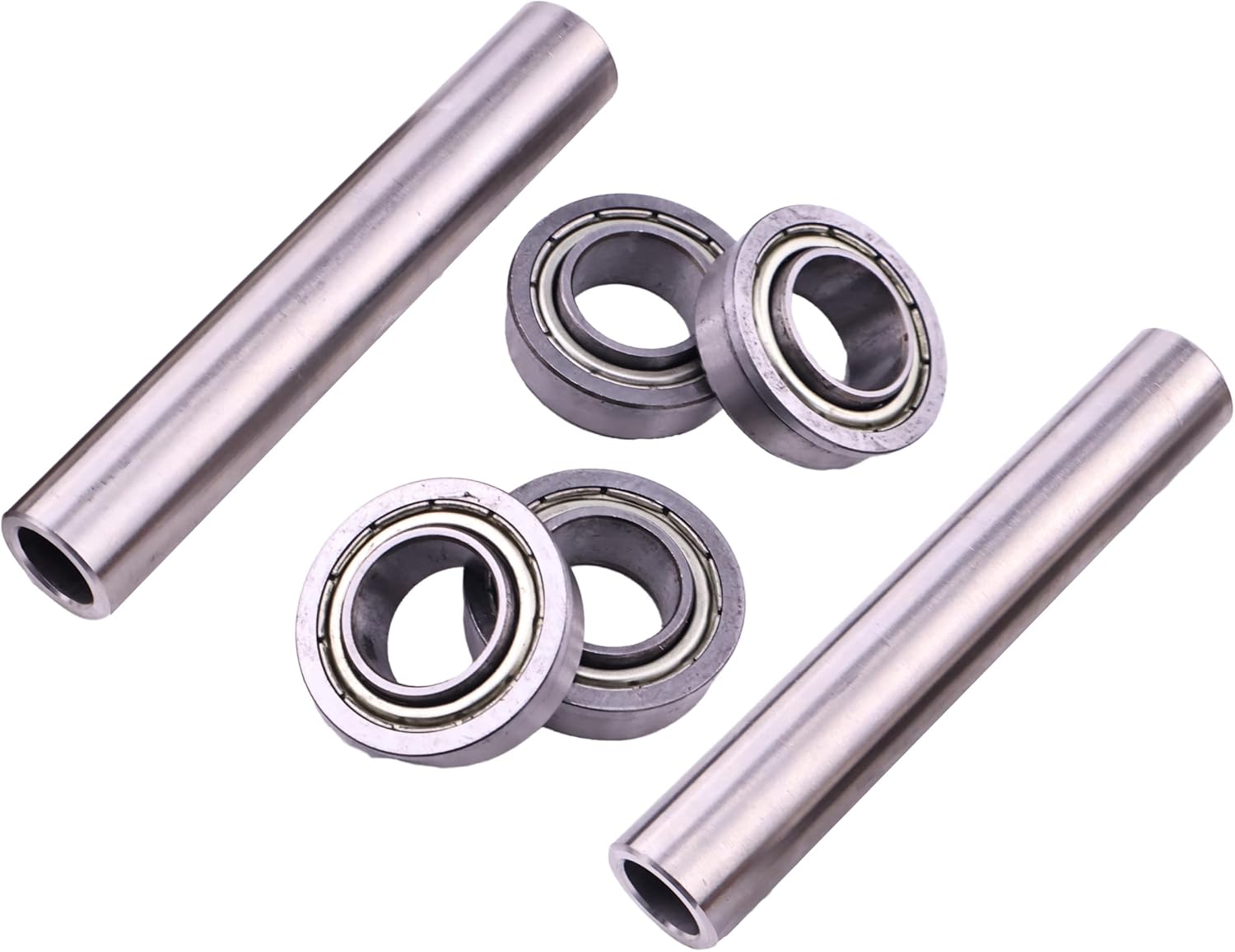 DVPARTS 2X Upgrade Front Wheel Bushing to Bearing Conversion w/Axles 104-3667 114-1640 Compatible with Toro Z380 Z420 Z480 Z530 Z4200 Z4202 Z4220 Z4235 Z5000 Z5020 Z5030 Z5035 Z5060
