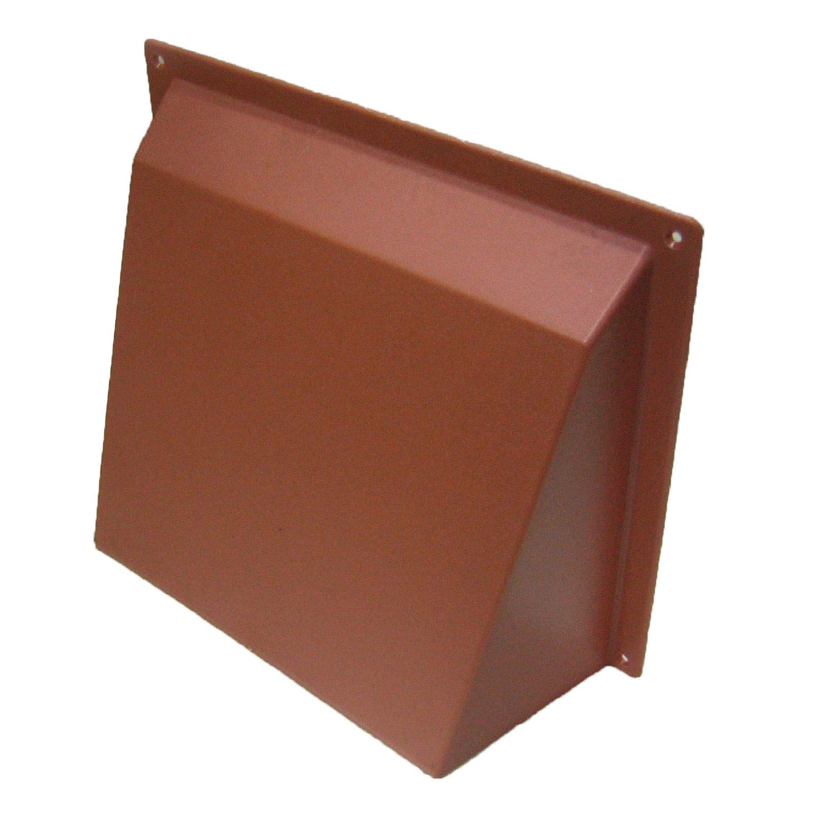 Terracotta Hooded Cowl 9" x 9" Vent Cover for Air Bricks Grilles Extractors - Image 2