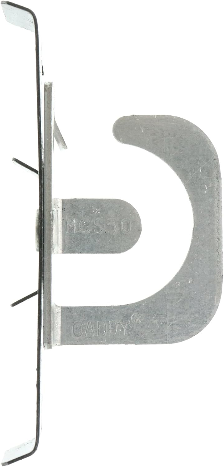 Caddy Erico MCS504Z Cable Support Bracket, 12/14 AC/MC Drop Wire, (25-Pack)
