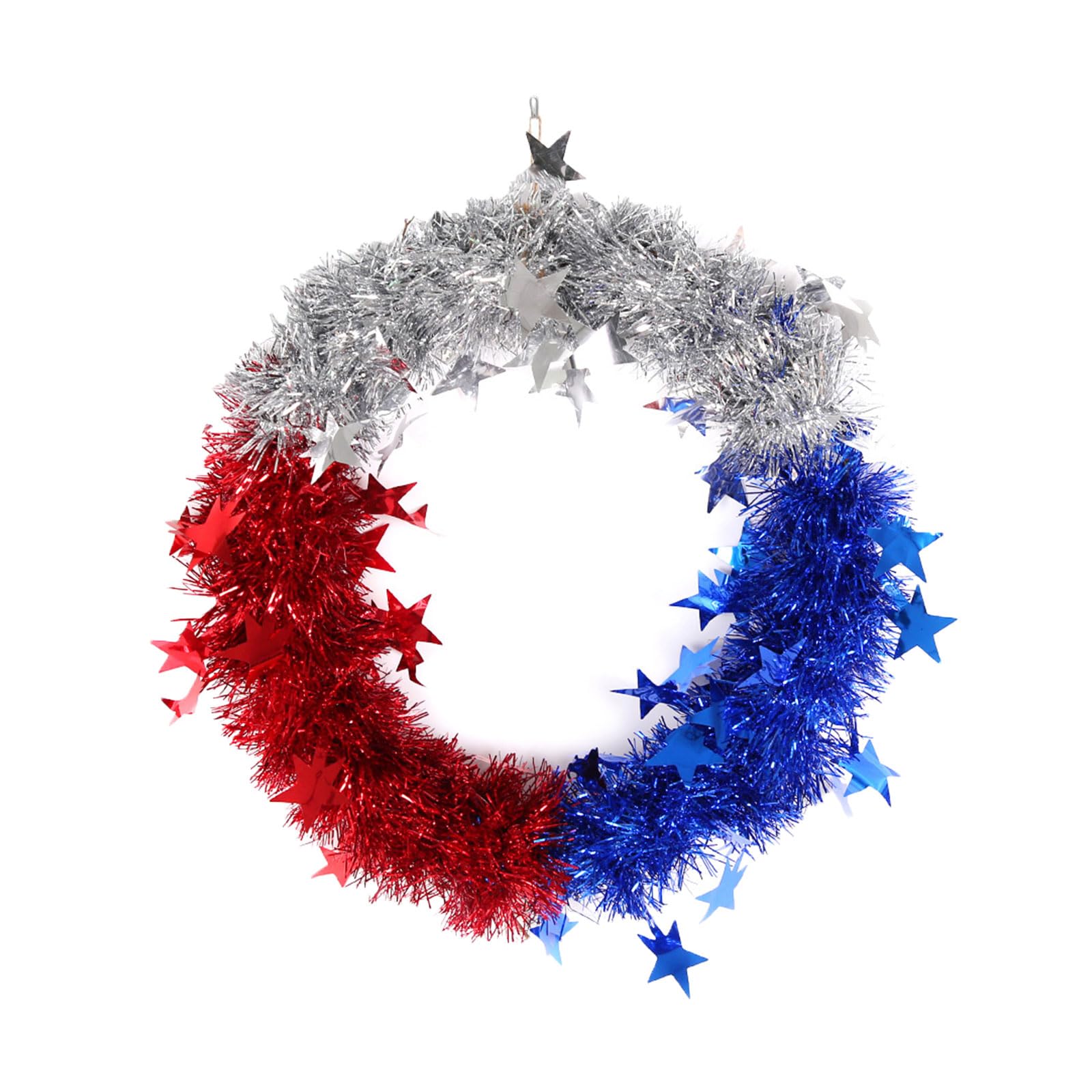 Yhplxyuus Independence Day Flag Wreath Independence Day Hangings Wreath for Celebration Party