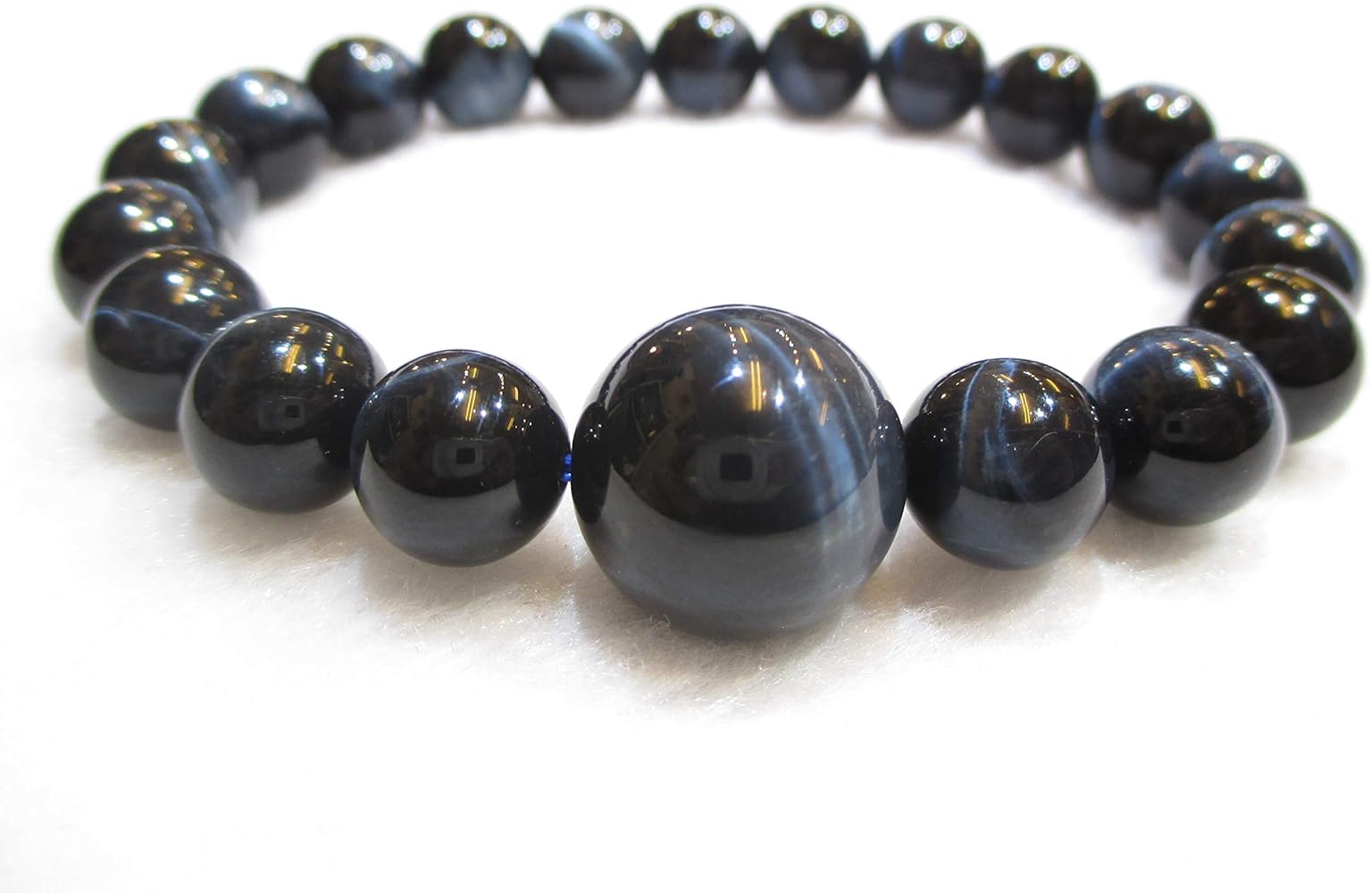 あ〜きゃん♬様　レア　高品質　ブルータイガーアイ　月　ムーン　握り石 あ〜きゃん♬様 レア 高品質 ブルータイガーアイ 月 ムーン 握り石