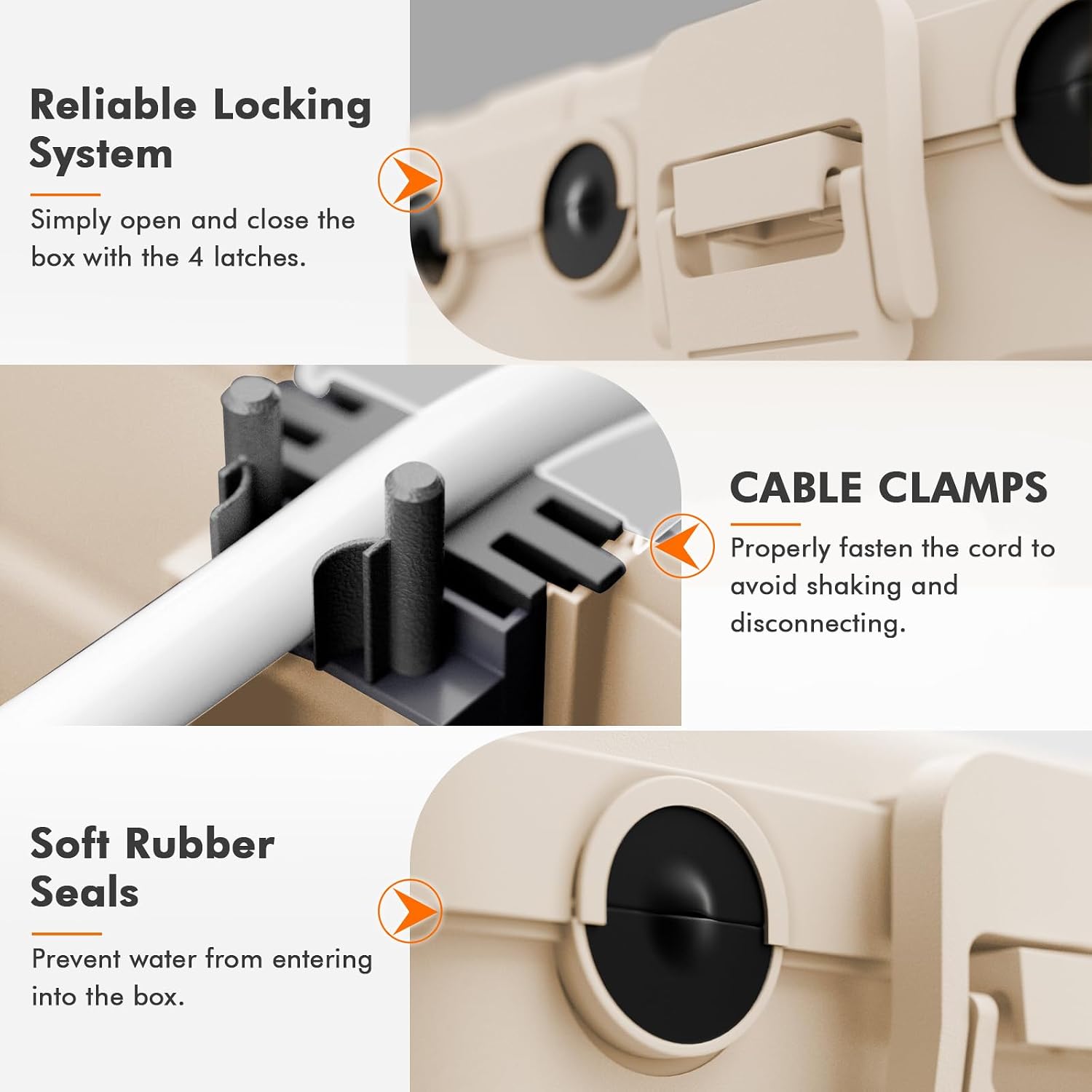 [5 Piece] RESTMO Outdoor Electrical Box Set（1 x Extra Large + 4 x Small） image 4