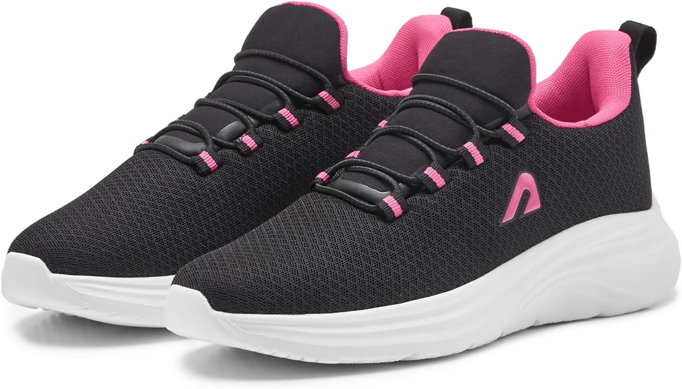 Boldfit Women's Hiking Shoes, Breathable Mesh Upper, Cushioned Insole and Durable EVA Sole, Lightweight and Non-Slip Sports Shoes for Everyday Use