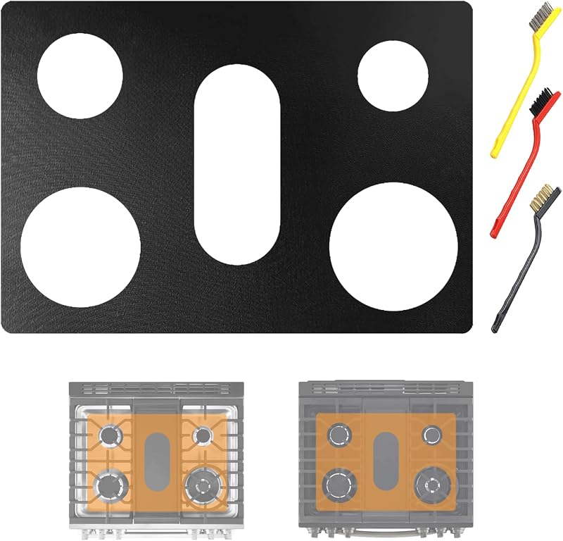 Stove Top Protector For LG 30 Inch Gas Range, 5 Burner Cooktops | Fits Models: LSGL6337 LSGL6337X LSGL6337F LSGL6337D LSDL6336F, Custom Fit, Teflon, Reusable, Easy Clean