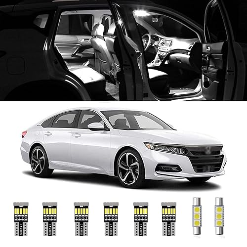 AWALITED 14pcs Accord Interior LED Lights Kit Super Bright LED