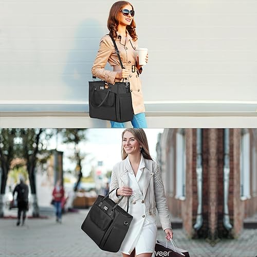 Miniatura 7 de Lonchera térmica para mujer, 16.8L 4.5 galones, a prueba de fugas, térmica, suave, bolsa enfriadora reutilizable, para compras, playa, picnic, bolsa