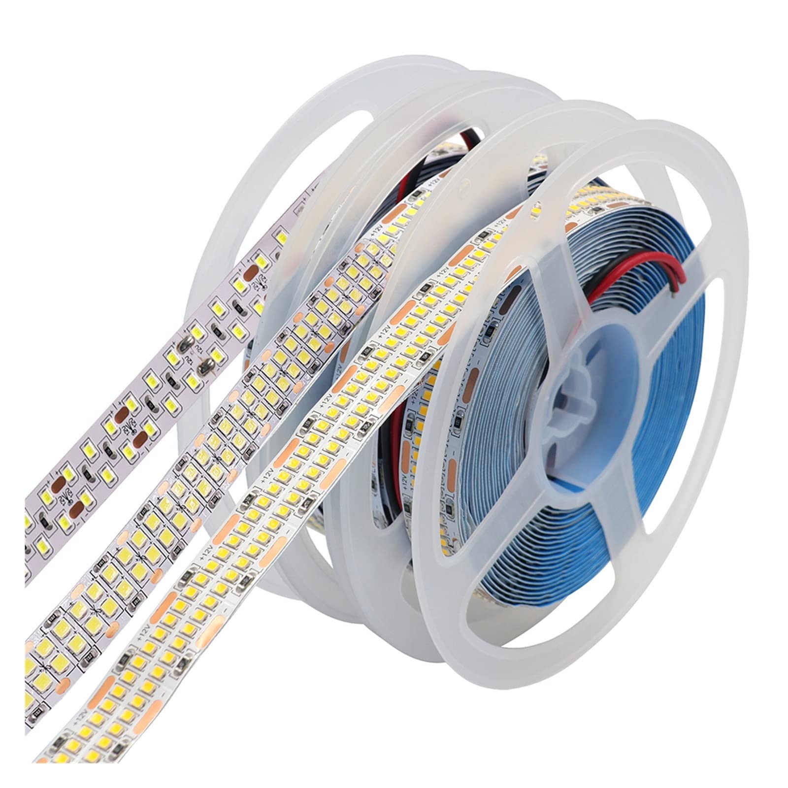 Taśma świetlna LED SMD 2835 5050 2025 240 LED 120 LED 480 LED 624 LED super jasna elastyczna taśma LED Pixel Ribbon Tape (zimna biel, SMD5050 120LED_5M 12V)