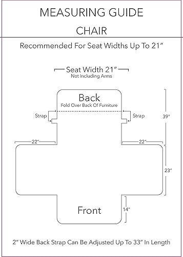 Miniatura 6 de Elegant Comfort Protectores acolchados para muebles de diseño sólido e impreso, fundas reversibles con correas elásticas y bolsillos inteligentes,
