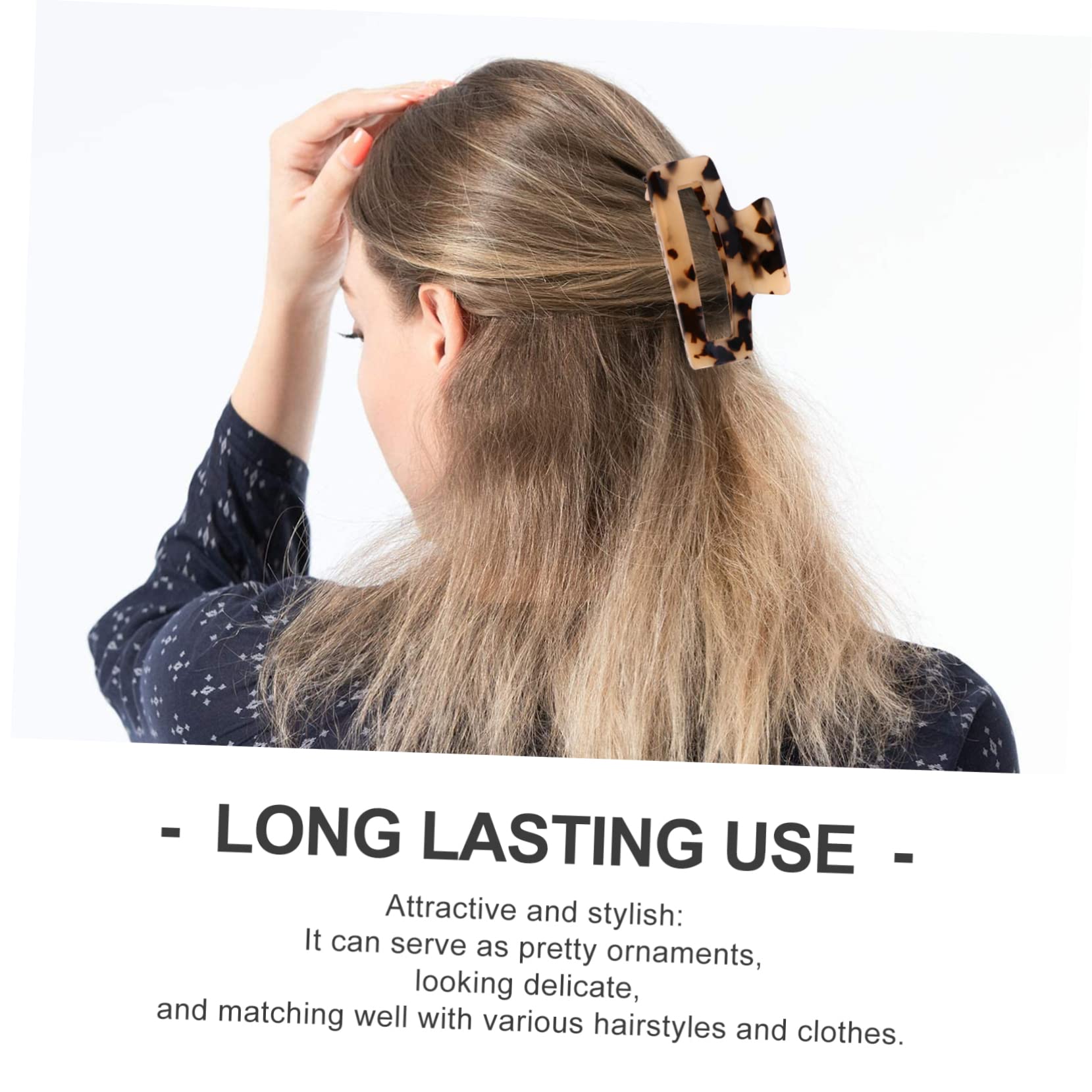 Beavorty 12stücke Haarspangen Clips Große Haarklammern Für Damen Für Makeup Bad Oder Styling Geometrisches Design Champagner Starker Halt Für Verschiedene Haarstyles