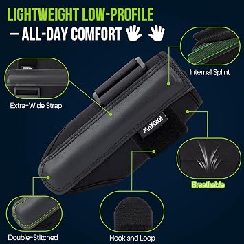 Golf Wrist Brace Adjustable Wrist Trainer & Swing Training Aid