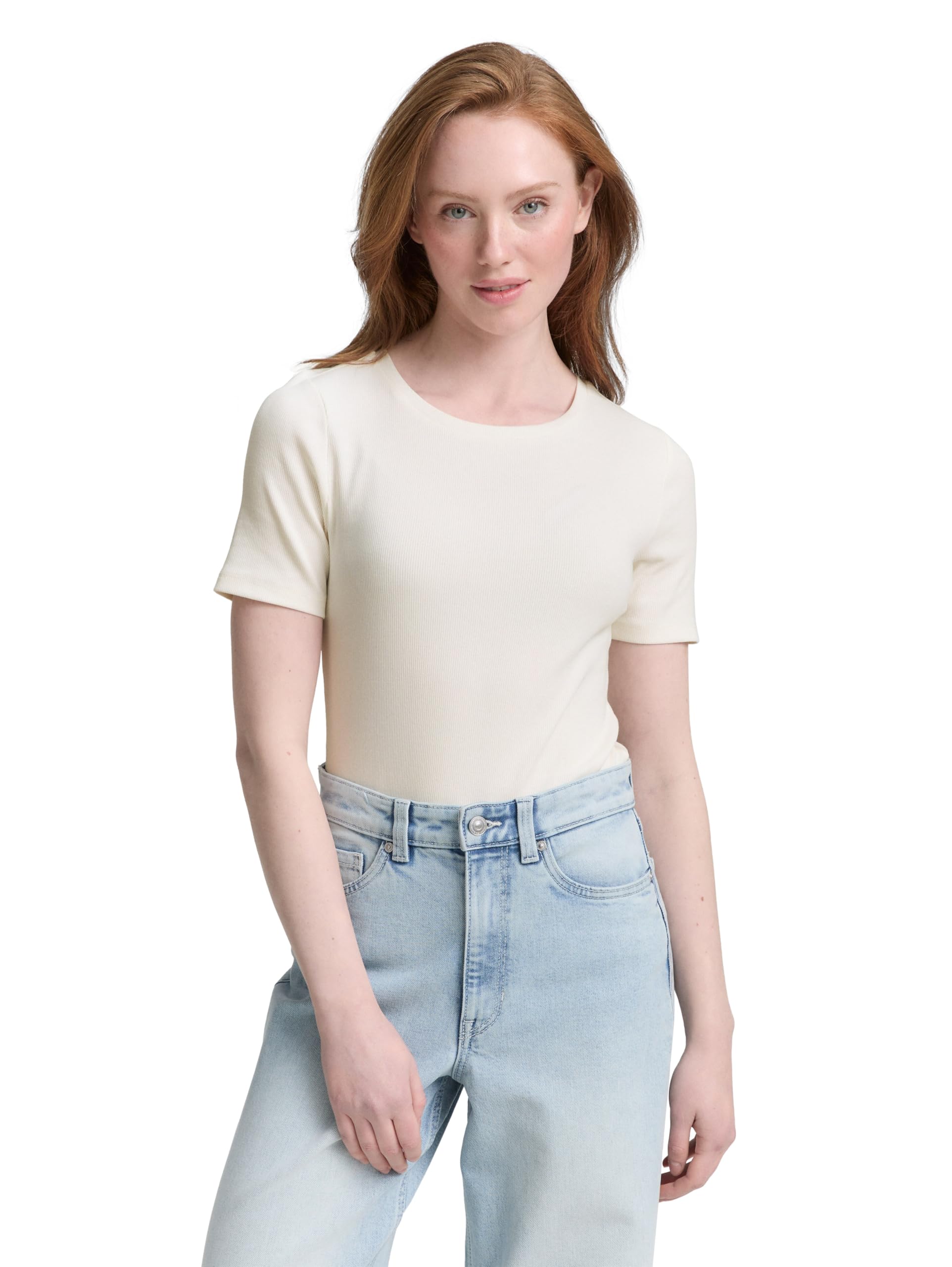 TOM TAILOR Denim Damen Basic T-Shirt
