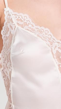 Women's Venus Lace Trim Silk Thong Teddy