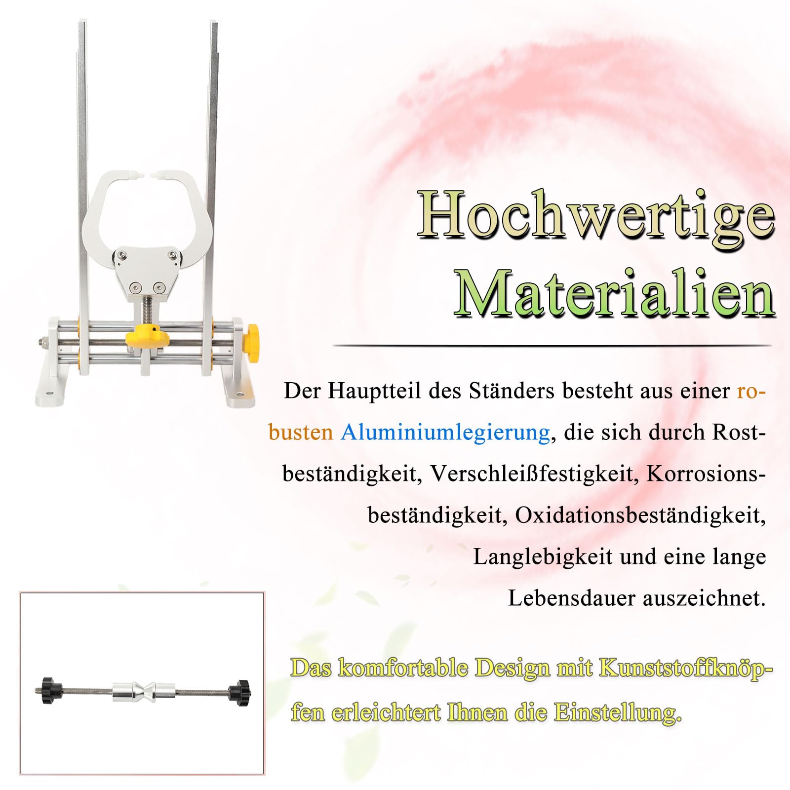 Zentrierständer Fahrrad, Felgen-Zentrierlehre Aluminiumlegierung Fahrrad-Rad-Ausrichtungs-Reparaturwerkzeug Für 10" - 29" Laufräder Mountainbikes Rennräder Fahrräder