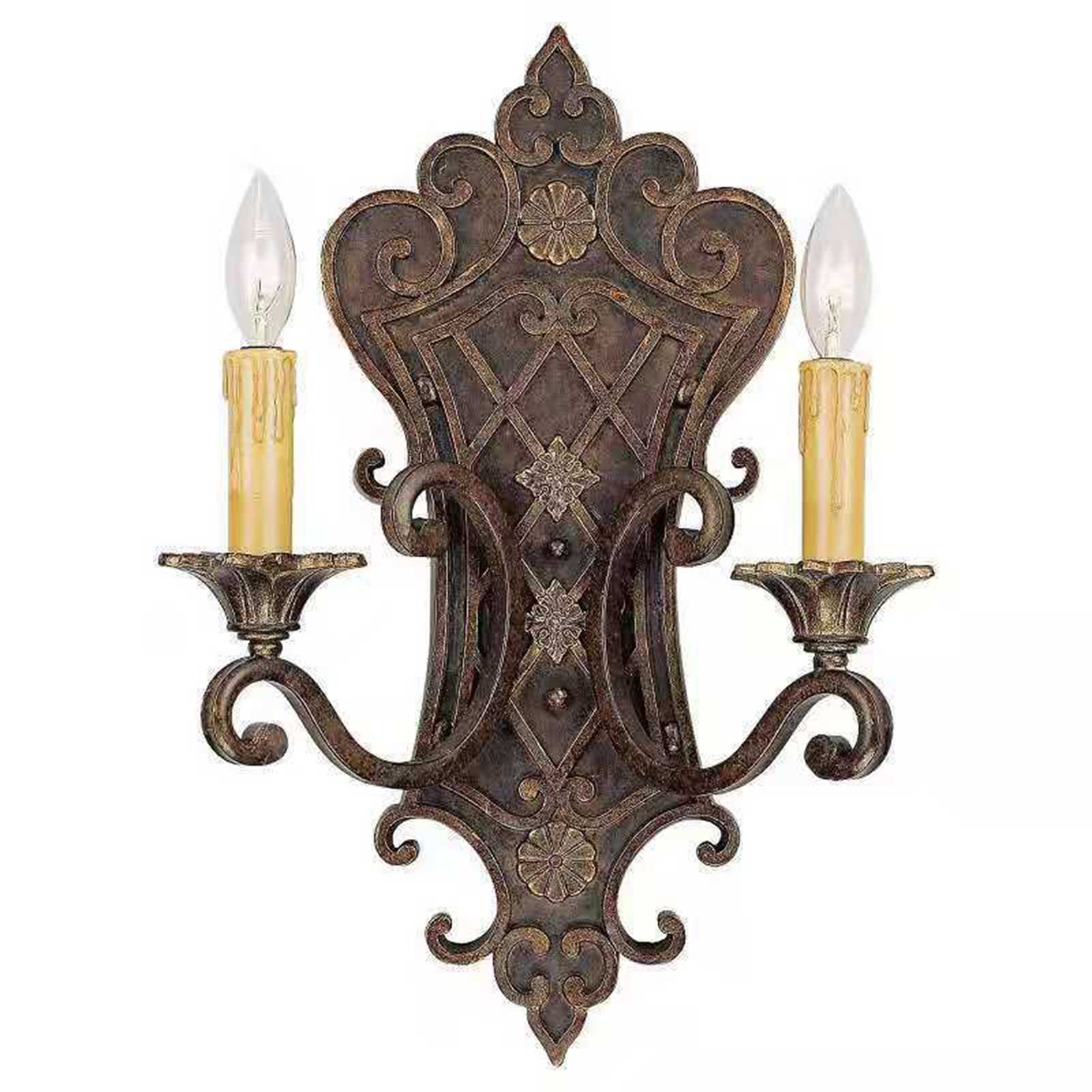 Wall Light, Wall Sconces, French Retro Old Wall Lamp, Bedroom Corridor Background Wall Sconce Light, Stairwell Personality Creative Wall Light,Compatible with Bedroom, Entryway, Dining Room, Girls Roo