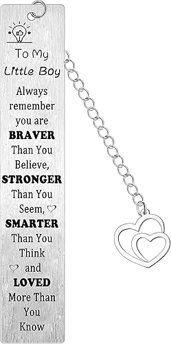 Miniatura 4 de Marcapáginas para niñas, regalos para hija, sobrina, nieta, hermana, regalos de cumpleaños, regalos de Navidad para niña, con texto en inglés "You